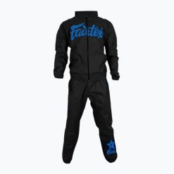 Kombinezon sauna Fairtex Vinyl. Czarne kombinezony FAIRTEX, s, bez wzorów, z materiału, bez kołnierzyka, bez ramiączek, długie. Za 529.99 zł.