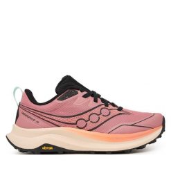 Buty do biegania Saucony. Czerwone buty do biegania Saucony, bez wzorów, bez zapięcia, do biegania. Za 699.99 zł.