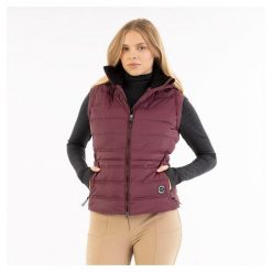 Damska kurtka bez rękawów ANKY ATC252001. Czerwone kurtki ANKY, bez wzorów, z puchu, bez kaptura. Za 637.50 zł.