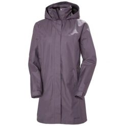 Kurtka przeciwdeszczowa damska Helly Hansen Aden. Fioletowe kurtki przeciwdeszczowe Helly Hansen, na lato, s, bez wzorów, z poliesteru. Za 521.00 zł.