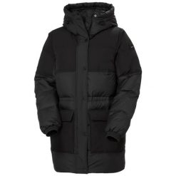 Damska kurtka puchowa Helly Hansen Escape Down. Czarne kurtki Helly Hansen, na zimę, l, bez wzorów, z polaru, bez kaptura. Za 1,243.40 zł.