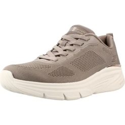 Buty SKECHERS BOBS ARCH FIT ELEV8 Beżowy. Brązowe buty trekkingowe Skechers, bez wzorów, z tkaniny, bez zapięcia, na fitness i siłownię. Za 282.99 zł.
