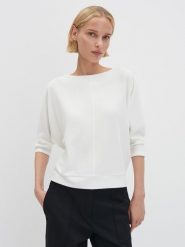 Someday Sweter w kolorze białym rozmiar: 38. Białe swetry someday., bez wzorów, prążkowane, bez ramiączek. Za 158.10 zł.