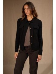 Perfect Cashmere Kaszmirowy kardigan "Friume" w kolorze czarnym rozmiar: M. Czarne swetry Perfect Cashmere, m, bez wzorów, z kaszmiru, bez ramiączek. Za 1,000.99 zł.