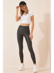 Happiness Istanbul Legginsy w kolorze czarnym rozmiar: 36. Czarne legginsy Happiness Istanbul, bez wzorów. Za 70.57 zł.