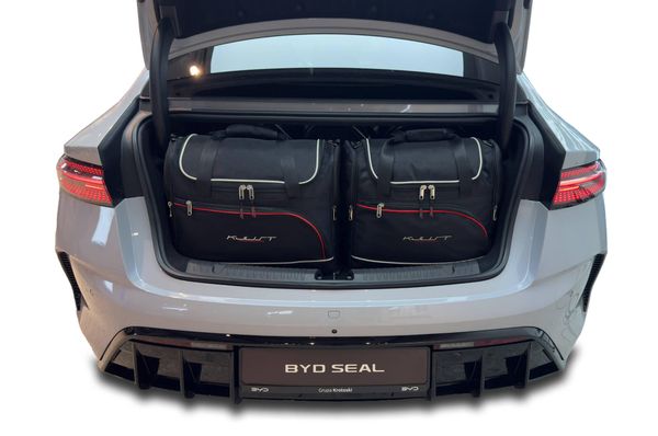 Torby Do Bagażnika Byd Seal Ev 2022+ 5Szt Kjust. Czarne torby podróżne KJUST, bez wzorów, z kauczuku. Za 1,398.00 zł.