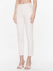 Liu Jo Spodnie materiałowe WA3236 T9257 Écru Slim Fit. Spodnie materiałowe Liu Jo, bez wzorów, z bawełny. Za 1,179.00 zł.