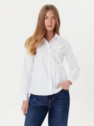 Tatuum Koszula Susan T2504.084 Biały Regular Fit. Białe koszule Tatuum, bez wzorów, z bawełny, bez kołnierzyka, bez ramiączek. Za 189.99 zł.
