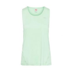 Damski tank top Kari Traa Nora 2.0. Zielone topy Kari Traa, bez wzorów, sportowe, bez kołnierzyka, bez ramiączek. Za 258.00 zł.
