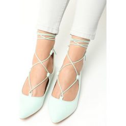 Miętowe Balerinki Gabriel. Baleriny marki Born2be. Za 39.99 zł.