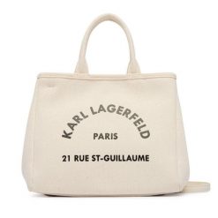 Torebka KARL LAGERFELD. Brązowe torebki klasyczne KARL LAGERFELD, bez wzorów, bez dodatków. Za 429.99 zł.