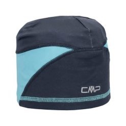 Czapka damska turystyczna CMP 6505706. Niebieskie czapki zimowe CMP, bez wzorów, z tkaniny, sportowe. Za 105.00 zł.