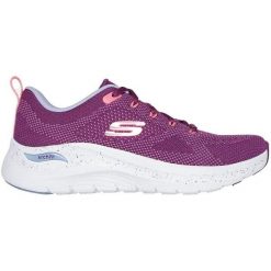Buty sportowe damskie Skechers Arch Fit 2.0 fast Pa. Fioletowe buty sportowe lifestyle Skechers, bez wzorów, sportowe, bez zapięcia. Za 490.00 zł.