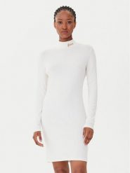 Guess Sukienka codzienna V5BK04 KCBF1 Écru Slim Fit. Sukienki Guess, na co dzień, s, z aplikacjami, z bawełny, bez kołnierzyka, bez ramiączek, proste. Za 249.99 zł.