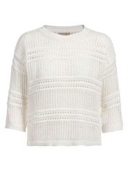 Herrlicher Sweter "Jannin" w kolorze białym rozmiar: S. Białe swetry Herrlicher, s, bez wzorów, bez ramiączek. Za 199.45 zł.