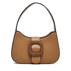 Torebka Hispanitas. Brązowe torebki klasyczne Hispanitas, bez wzorów, klasyczne, bez dodatków. Za 229.99 zł.