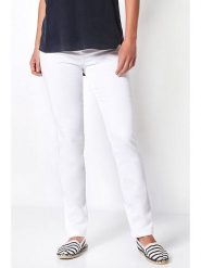 Relaxed by TONI Dżinsy - Slim fit - w kolorze białym rozmiar: W48. Białe jeansy Relaxed by TONI, bez wzorów, klasyczne, z podwyższonym stanem. Za 127.05 zł.