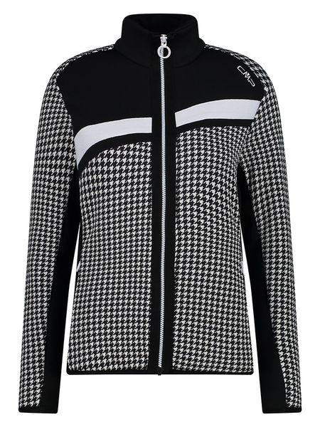 CMP Kurtka polarowa w kolorze biało-czarnym rozmiar: 40. Białe kurtki CMP, bez wzorów, z materiału, bez kaptura. Za 249.95 zł.