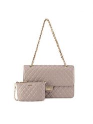 Badura Torebka TYL00488 Beżowy. Brązowe torebki klasyczne Badura, bez wzorów, z materiału, bez dodatków. Za 299.99 zł.