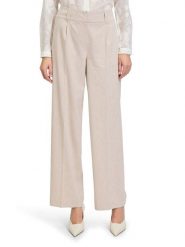 BETTY & CO Spodnie w kolorze kremowym rozmiar: 44. Brązowe spodnie materiałowe Betty & Co, bez wzorów, z materiału, z podwyższonym stanem. Za 165.99 zł.