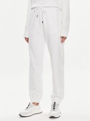 Max Mara Leisure Spodnie dresowe Markus 2416781038 Biały Regular Fit. Białe spodnie dresowe Max Mara Leisure, bez wzorów, z dresówki. Za 399.99 zł.