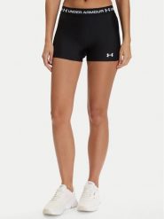 Under Armour Szorty sportowe HeatGear® 6010725 Czarny Slim Fit. Czarne szorty sportowe Under Armour, bez wzorów, z syntetyku, na fitness i siłownię. Za 129.99 zł.