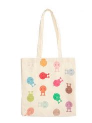 Hoptimist Shopper bag w kolorze kremowym ze wzorem - 40 x 46 cm rozmiar: onesize. Brązowe shopper bag Hoptimist, bez wzorów, z materiału, na ramię, bez dodatków. Za 21.99 zł.