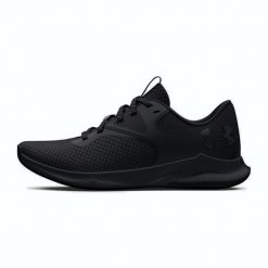 Buty treningowe damskie Under Armour Charged Aurora 2. Czarne buty do biegania Under Armour, bez wzorów, z gumy, bez zapięcia, do biegania. Za 299.00 zł.