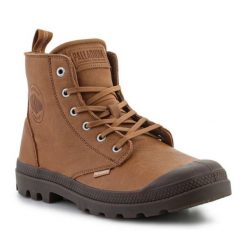 Buty Palladium Pampa Zip Lth Ess U 76888-252-M Dear Brown brązowe. Brązowe buty treningowe bez wzorów, bez zapięcia. Za 769.83 zł.