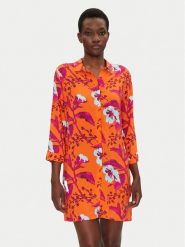 Chantelle Koszula Passionate C14YJ0 Różowy Relaxed Fit. Czerwone koszule Chantelle, l, bez wzorów, z wiskozy, bez kołnierzyka, bez ramiączek. Za 239.99 zł.
