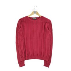 Second life - Damski czerwony sweter - Jak nowy. Czerwone swetry Ralph Lauren, bez wzorów, bez ramiączek. Za 148.01 zł.