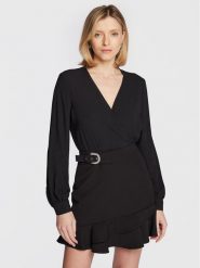 Liu Jo Sukienka codzienna WF2207 T3020 Czarny Regular Fit. Czarne sukienki Liu Jo, na co dzień, bez wzorów, z syntetyku, bez kołnierzyka, bez ramiączek, proste. Za 1,109.00 zł.