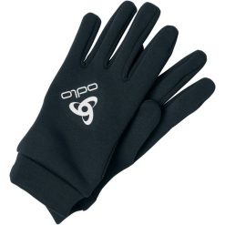 Rękawiczki ODLO Stretchfleece Liner. Niebieskie rękawiczki ODLO, bez wzorów, sportowe. Za 139.99 zł.
