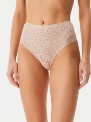 Chantelle Stringi Soft Stretch C11DA0 Beżowy. Brązowe stringi Chantelle, bez wzorów, z syntetyku. Za 59.99 zł.