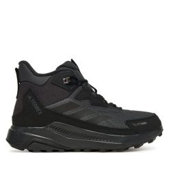 Trekkingi adidas. Szare buty sportowe lifestyle adidas, bez wzorów, sportowe, bez zapięcia, adidas terrex. Za 529.99 zł.