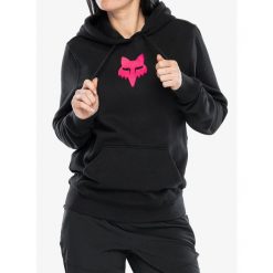 Bluza damska Fox Head Pullover Hoodie. Czarne bluzy FOX, s, bez wzorów, casualowe, bez ramiączek, bez kaptura. Za 261.99 zł.