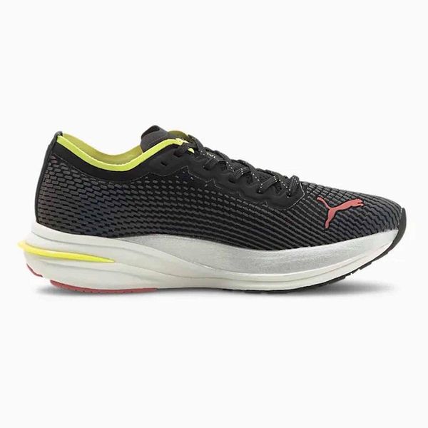 Buty do biegania damskie PUMA Deviante Nitro WTR. Czarne buty do biegania Puma, bez wzorów, z gumy, bez zapięcia, do biegania. Za 429.99 zł.
