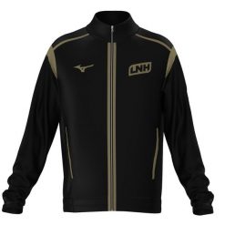 Kurtka z dresu Mizuno StarLigue LNH. Brązowe kurtki Mizuno, bez wzorów, z dresówki, sportowe, bez kaptura. Za 344.00 zł.