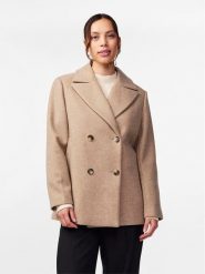 YAS Płaszcz przejściowy Ignite 26032855 Beżowy Regular Fit. Brązowe płaszcze YAS, l, bez wzorów, z syntetyku, bez kaptura. Za 249.99 zł.