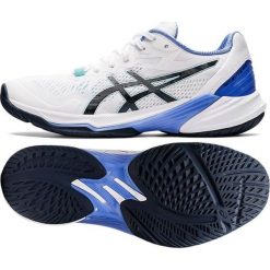 Buty do siatkówki Asics Sky Elite Ff 2 W 1052A053 101 białe białe. Białe buty treningowe ASICS, bez wzorów, z materiału, bez zapięcia, do siatkówki. Za 839.22 zł.