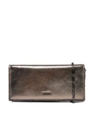 Calvin Klein Torebka Glow Chain K60K612698 Złoty. Żółte kopertówki Calvin Klein, bez wzorów, ze skóry, wizytowe, bez dodatków. Za 269.99 zł.