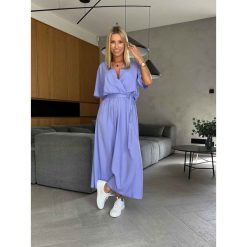 Sukienka Subtel Violet. Sukienki ClothStore, bez wzorów, bez kołnierzyka, bez ramiączek. W wyprzedaży za 126.65 zł.