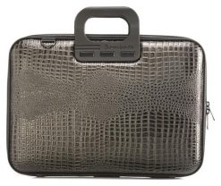 Torba Bombata Shiny Cocco 13''-14'' charcoal. Szare torby na laptopa Bombata, bez wzorów, ze skóry, na ramię. Za 329.00 zł.