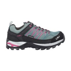 Damskie buty trekkingowe CMP Rigel Low WP. Czarne buty trekkingowe CMP, ze skóry, bez zapięcia. Za 339.99 zł.