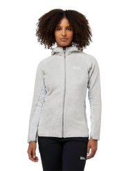 Jack Wolfskin Kurtka polarowa "Rotwand" w kolorze szarym rozmiar: L. Szare kurtki Jack Wolfskin, l, bez wzorów, z polaru, bez kaptura. Za 306.71 zł.