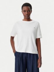 Tommy Hilfiger T-Shirt Modern Cody WW0WW46158 Écru Relaxed Fit. T-shirty Tommy Hilfiger, m, bez wzorów, z bawełny, bez kołnierzyka, bez ramiączek. Za 179.99 zł.