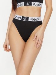 Calvin Klein Underwear Figi klasyczne 000QF7810E Czarny. Czarne figi Calvin Klein Underwear, bez wzorów, z bawełny. Za 69.99 zł.