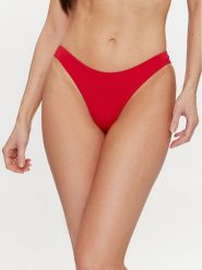 Tommy Hilfiger Dół od bikini UW0UW05304 Czerwony. Czerwone bikini Tommy Hilfiger, bez wzorów, z syntetyku. Za 109.99 zł.