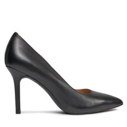 Szpilki LAUREN RALPH LAUREN. Czarne szpilki Lauren Ralph Lauren, bez wzorów, bez obcasa, na szpilce, bez zapięcia. Za 599.99 zł.