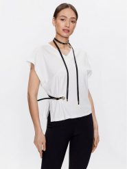 Babylon T-Shirt S_ER0573 Biały Regular Fit. Białe t-shirty Babylon, s, bez wzorów, z syntetyku, bez kołnierzyka, bez ramiączek. Za 439.99 zł.